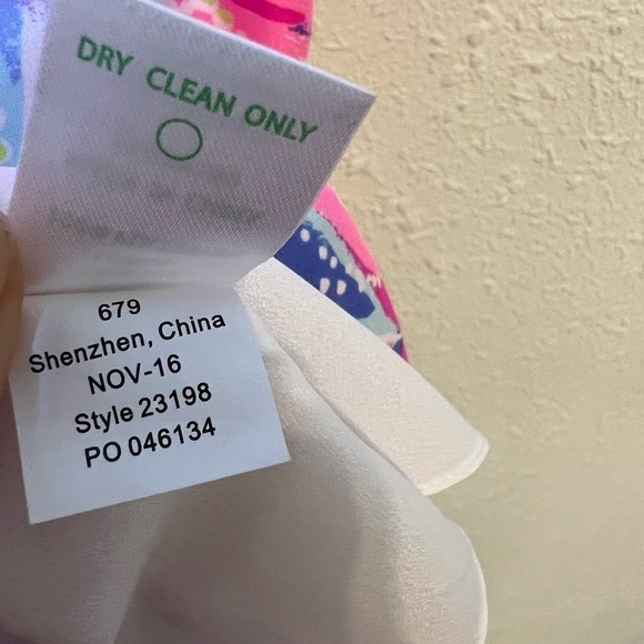 Lilly Pulitzer Jackie Shift Silk Sleeveless Mini Dress in Oh My Guava XXS - Picture 5 of 8